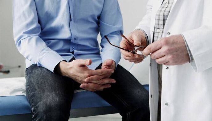 obiskati zdravnika za predpisovanje zdravil za prostatitis
